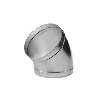 Bocht 45 graden voor spirobuis 150mm/ ventilatiedeal