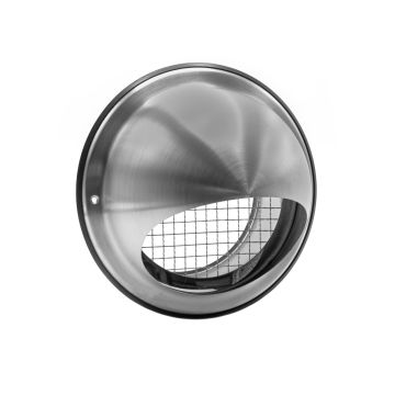 Bolrooster RVS 160mm Ø | met gaas | 200m3/h  