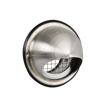 Bolrooster Rvs 100mm Ø | met gaas | 80m3  