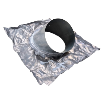 Spiro dakdoorvoer met loodslab 45° voor spirobuis Ø 250mm