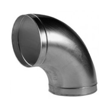 Spiro Bocht 90 graden 125mm Ø voor spirobuis