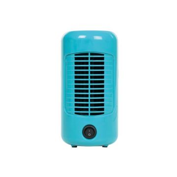 Tafelventilator retro - Ø 20 cm - blauw