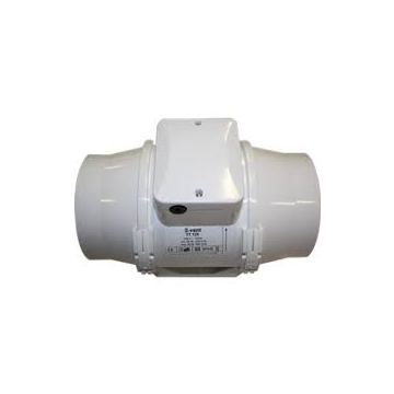 Buisventilator van kunststof Ø 100mm 145/187m3/h TT