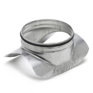 Zadelstuk voor spirobuis Ø560mm met 90° aftakking Ø315mm (Symmetrisch)