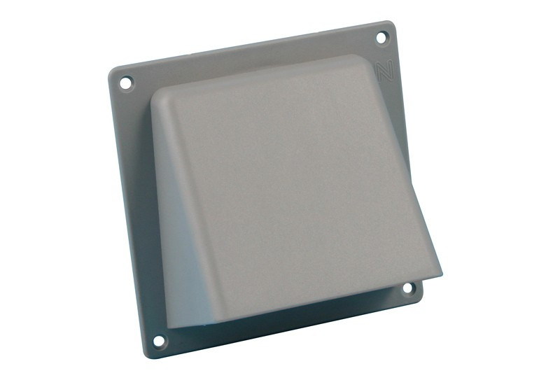 Universele Gevelklep Ø 100-125mm | 110X54mm | grijs