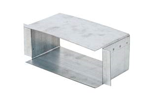 Zij- aansluitstuk instortkanaal 90º 170mm x 70mm (Rechthoekig)