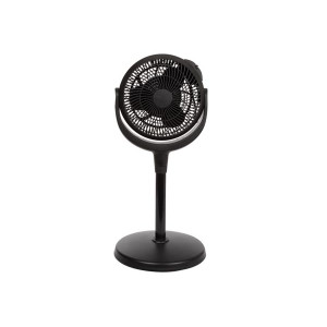 Tafel- en statief ventilator - 20cm - zwart