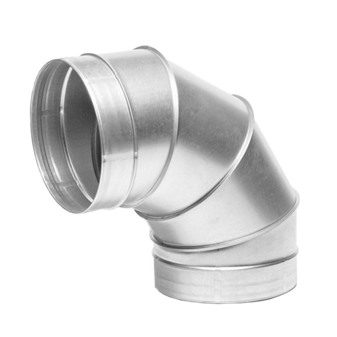 Spiro Bocht 90 graden 250mm Ø voor spirobuis / ventilatiedeal