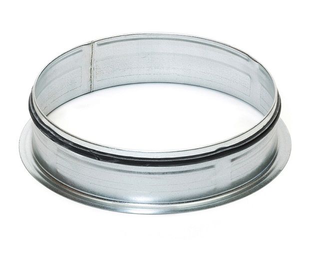 Flens / vlak zadelstuk voor spirobuis Ø 450mm Safe RVS 316