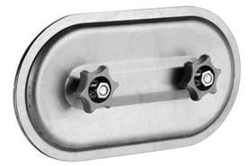 Inspectiedeksel / luik voor rechthoekigkanaal 300x200mm / ventilatiedeal