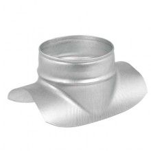 Zadelstuk voor spirobuis Ø355mm met 90° aftakking Ø355mm (Symmetrisch)/ventilatiedeal